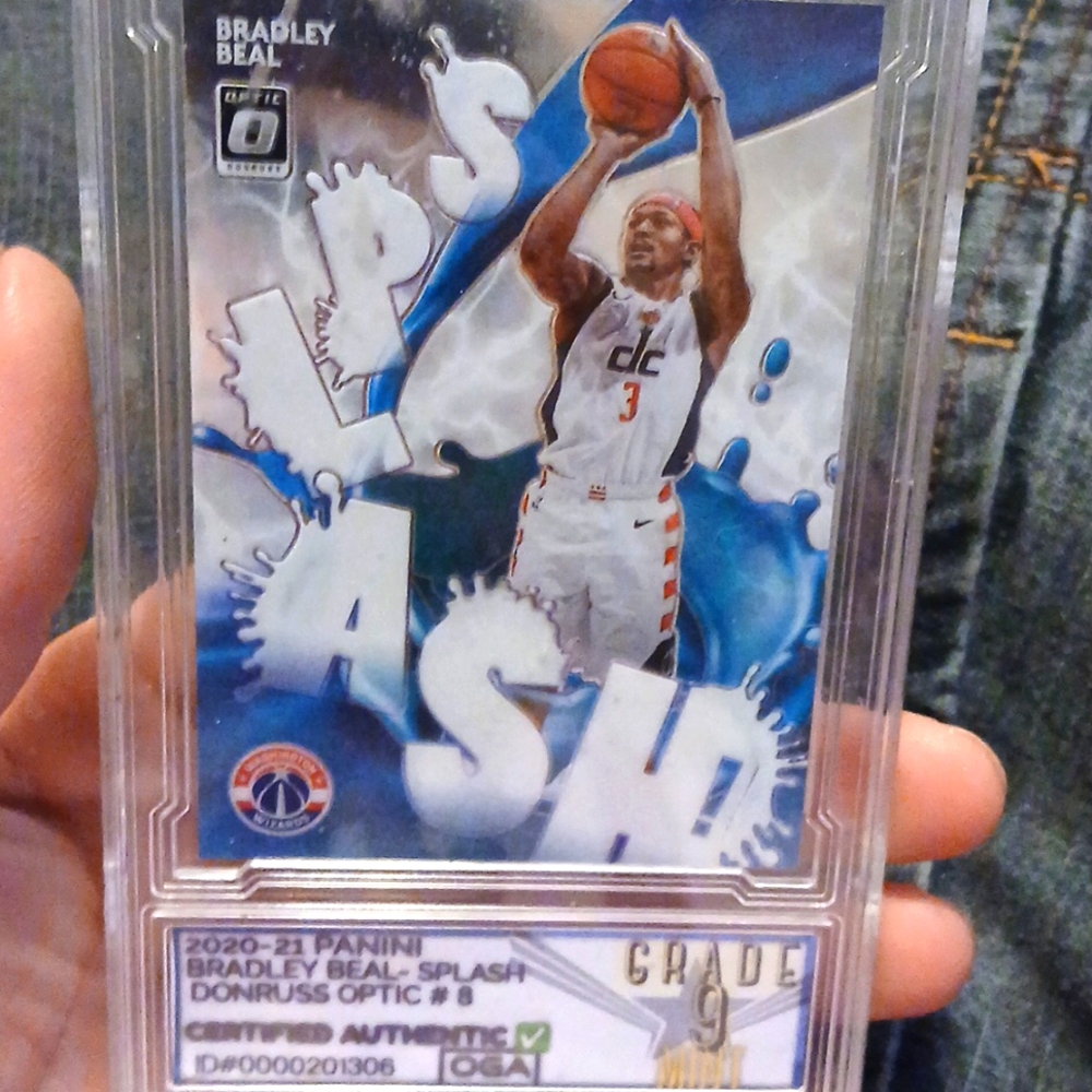 Oga Graded 2020 Donruss Bradley Beal  Nba Trading Card